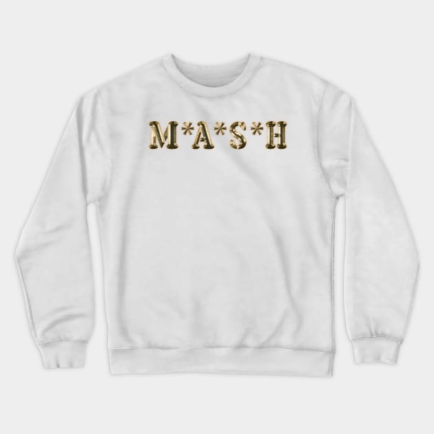 Retro MASH Logo Crewneck Sweatshirt by Angel arts